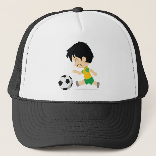 Gorra De Camionero Chico de fútbol (Anverso)