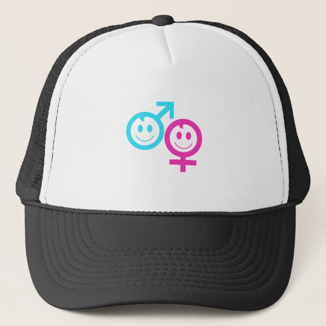 Gorra De Camionero Chico gemelo y chica (Anverso)