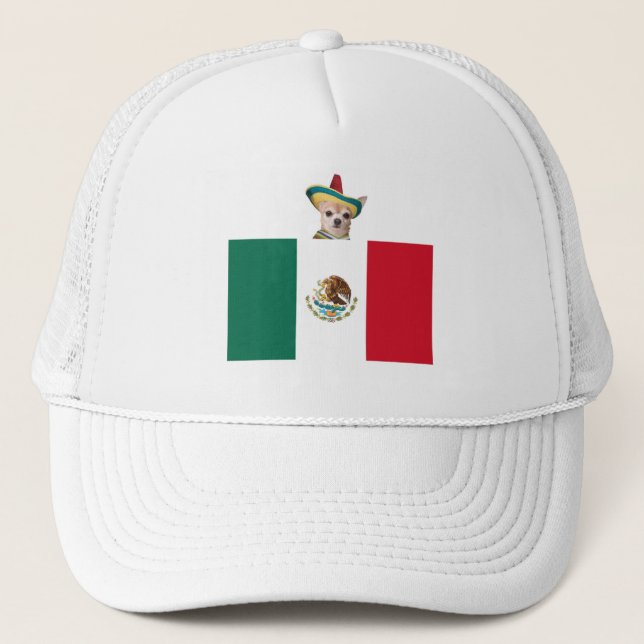 GORRA DE CAMIONERO CHIHUAHUA CON LA BANDERA (Anverso)