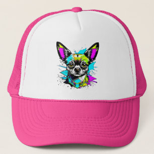 Gorra De Camionero Chihuahua Cyberpunk estilo Art Dog Lover
