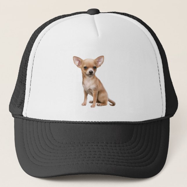 Gorra De Camionero Chihuahua Mascota de perro Personalizado animal So (Anverso)