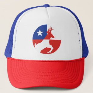Gorra De Camionero Chile Bandera Nacional Animal Huemul de Chile