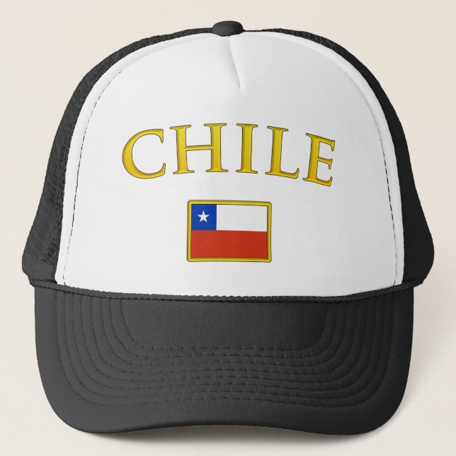 Gorra De Camionero Chile de oro (Anverso)
