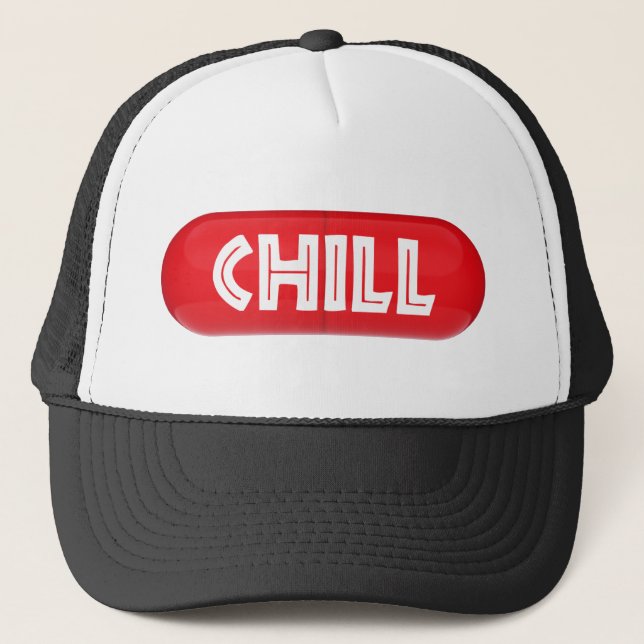 Gorra De Camionero Chill Pill (Anverso)