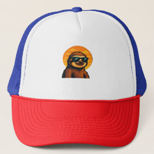 Gorra De Camionero Chill Slots con gafas de sol - Vibes de sol retro