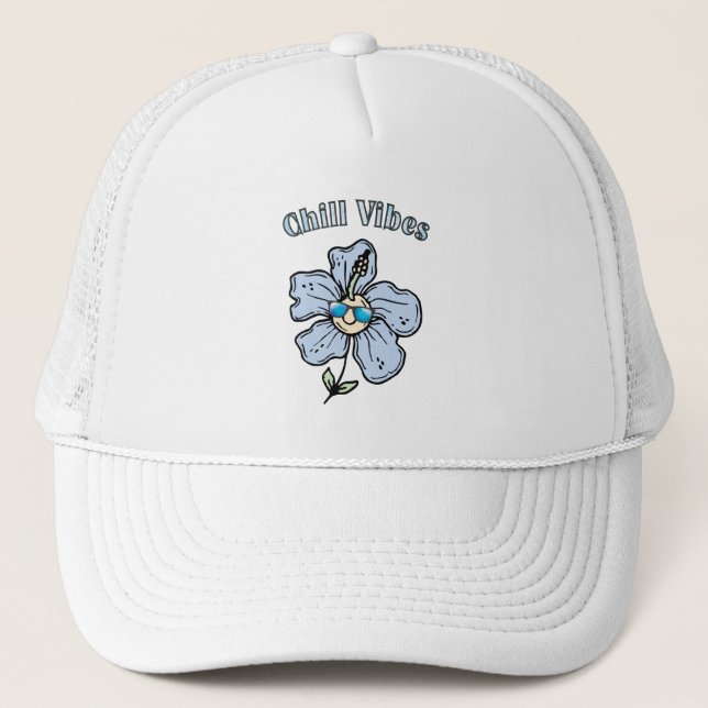 Gorra De Camionero Chill Vibes (Anverso)