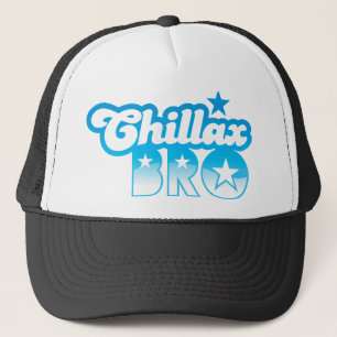 Gorra De Camionero ¡Chillax Bro! RELAJE Y ENFRÍE al hermano en azu