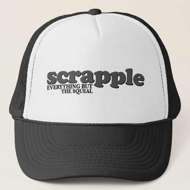 Gorra De Camionero Chillido de Scrapple (Anverso)