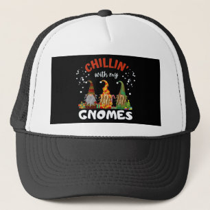 Gorra De Camionero Chillin Con Mis Navidades Gnomes