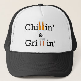 Gorra De Camionero Chillin y Grillin