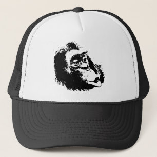 Gorra De Camionero Chimpanzee divertido de Pop Art