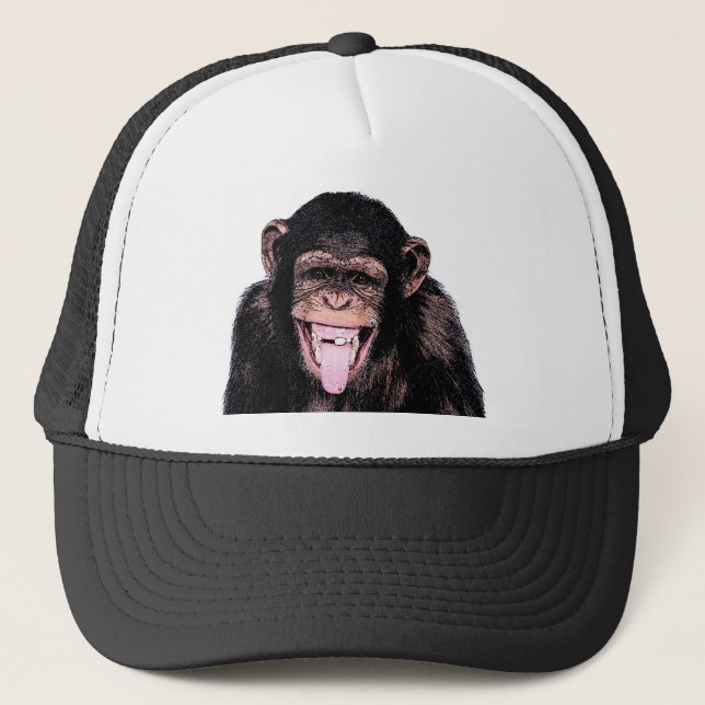 Gorra De Camionero Chimpanzee Tongue (Anverso)