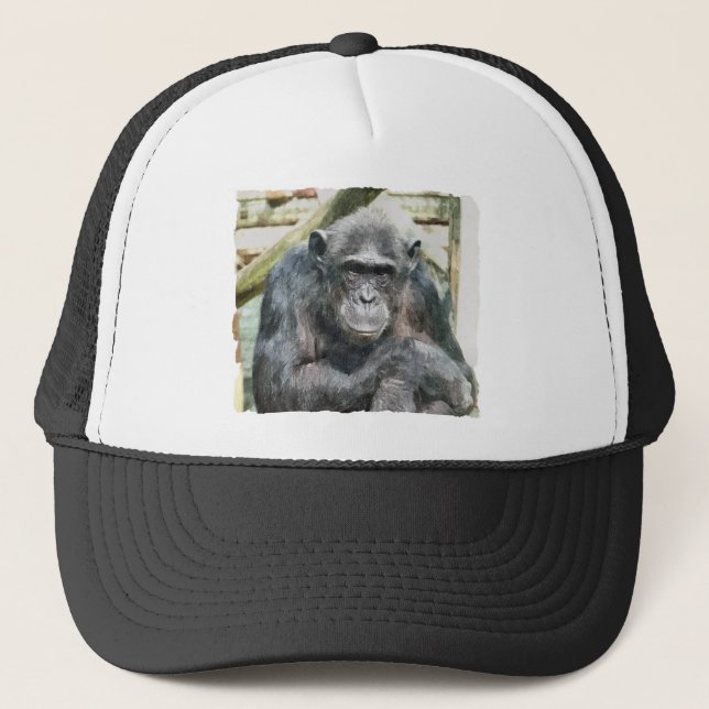 GORRA DE CAMIONERO CHIMPANZEES (Anverso)