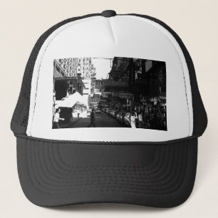 Gorra De Camionero China Hong Kong calle Ciudad coches antiguos