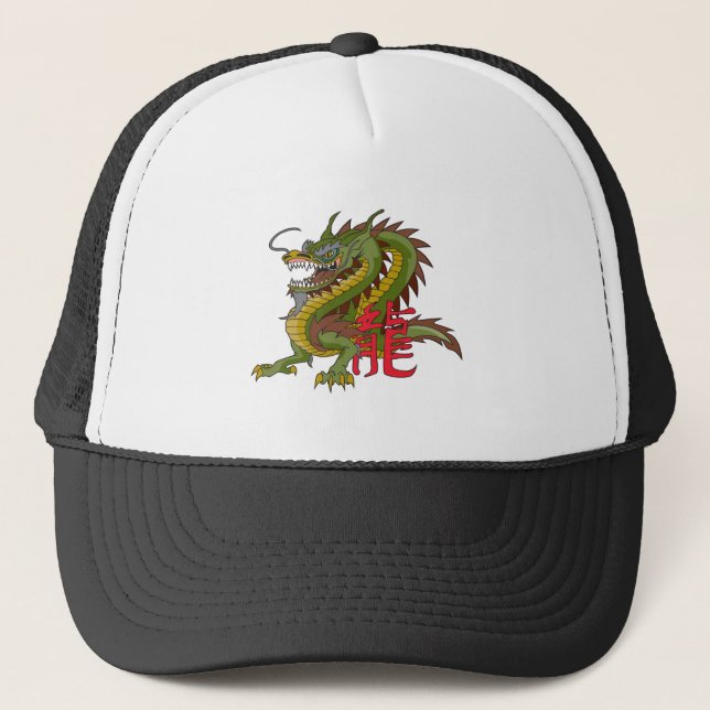 Gorra De Camionero Chinese Dragon (Anverso)