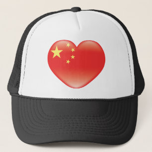 Gorra De Camionero Chinese_heart_flag