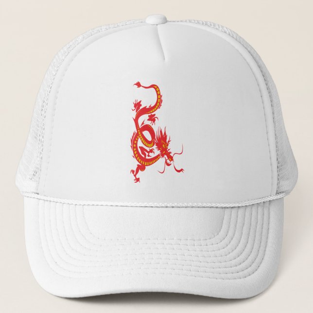 Gorra De Camionero Chinese New Year Red Dragon (Anverso)