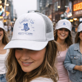 Gorra De Camionero Chinoiserie Ensillando la Fiesta de Soltera