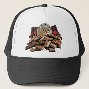 Gorra De Camionero Chipmunk de chocolate de San Valentín