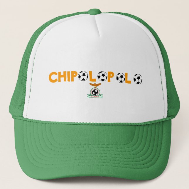 Gorra De Camionero "Chipolopolo" de Zambia (Anverso)