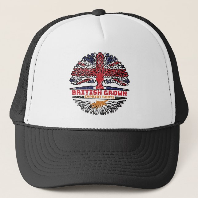 Gorra De Camionero Chipre chipriota Reino Unido Reino Unido (Anverso)