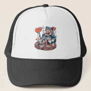 Gorra De Camionero Chiste de Comida de Pollo Divertido