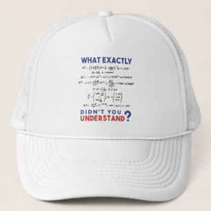 Gorra De Camionero Chiste de fórmula física