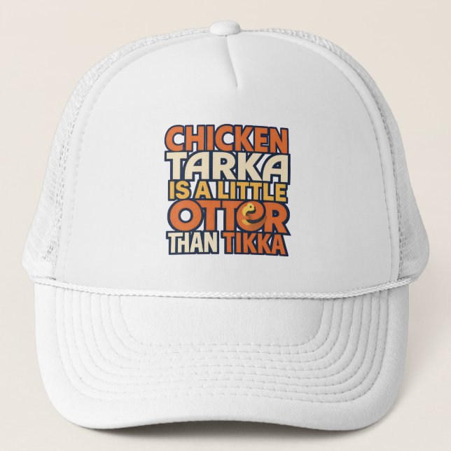 Gorra De Camionero Chiste de Pollo Tarka (Anverso)