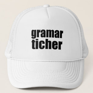 Gorra De Camionero Chiste de profesores de gramática
