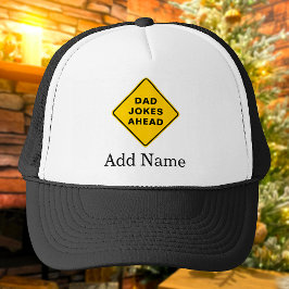 Gorra De Camionero Chistes de padre antes del nombre personalizado Te