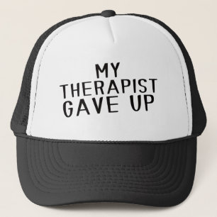 Gorra De Camionero Chistoso Mi Terapeuta Abandonó El Humor De Salud M