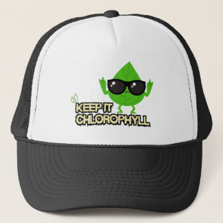 Gorra De Camionero Chlorophyll Vibes—Leaf in Sunglasses