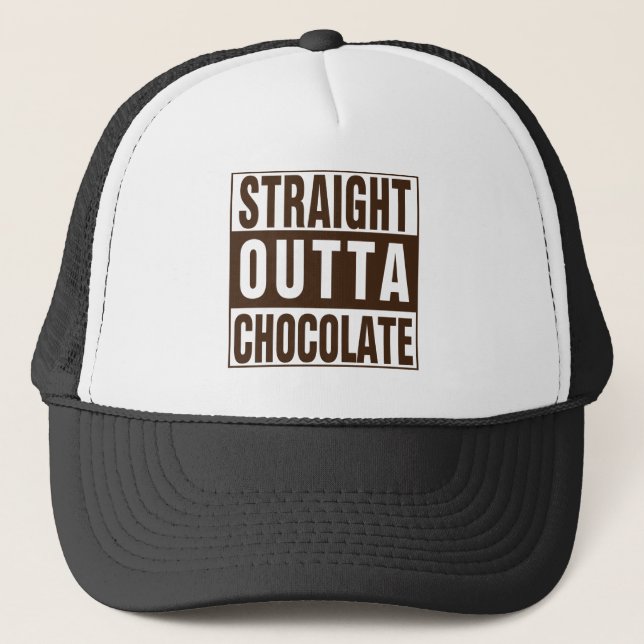 Gorra De Camionero Chocolate marrón directo (Anverso)
