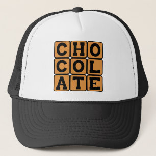 Gorra De Camionero Chocolate, Postre Dulce