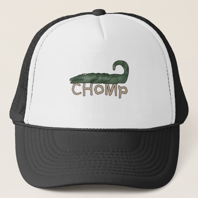 Gorra De Camionero Chomp el cocodrilo (Anverso)