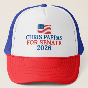 Gorra De Camionero Chris Pappas para Senado Elección 2026