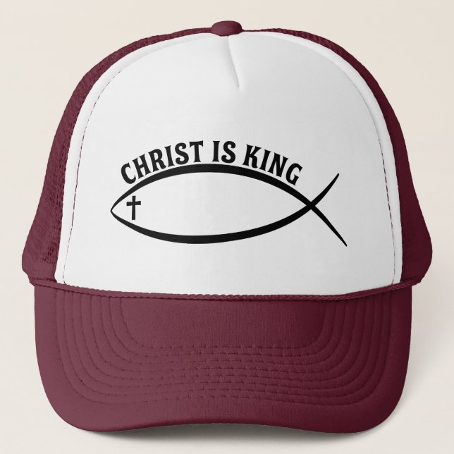 Gorra De Camionero Christ Is King (Anverso)