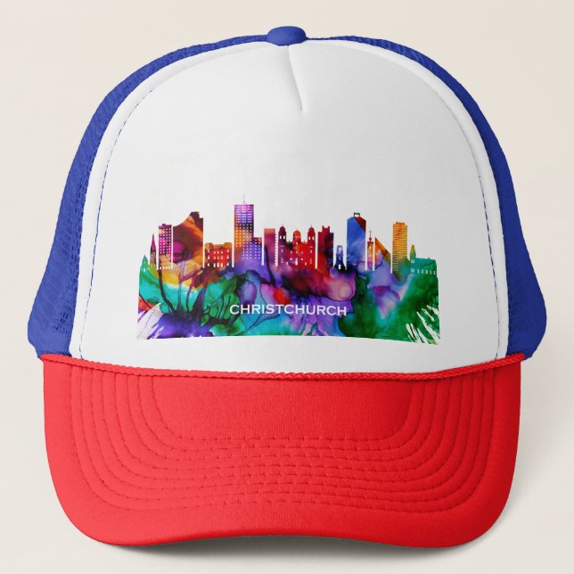 Gorra De Camionero Christchurch Skyline (Anverso)