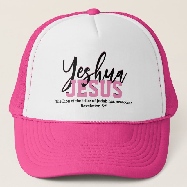 Gorra De Camionero Christian YESHUA JESUS (Anverso)