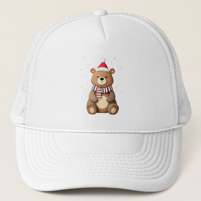Gorra De Camionero Christmas Bear (Anverso)