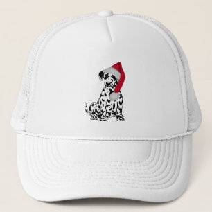 Gorra De Camionero Christmas Dalmatian