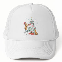 Christmas deer and bear