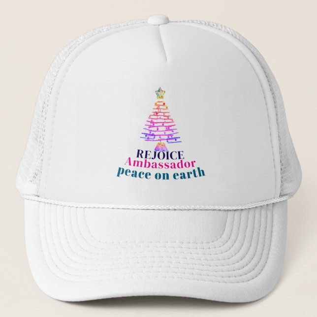 Gorra De Camionero Christmas Tree (Anverso)