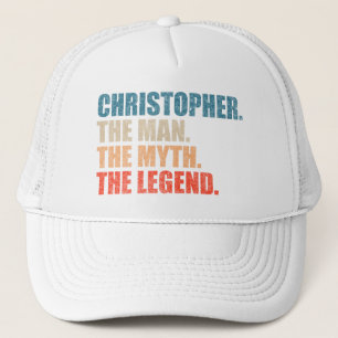 Gorra De Camionero Christopher El Hombre El Mito La Leyenda
