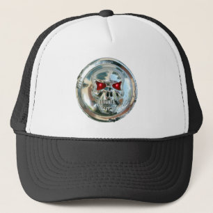 GORRA DE CAMIONERO CHROME SKULL