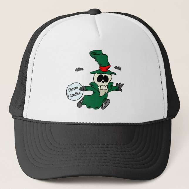Gorra De Camionero Chucherías esqueléticas (Anverso)