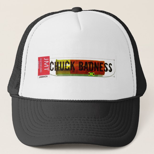 Gorra De Camionero CHUCK MALDAD /TST Mercancías (Anverso)