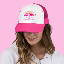 Gorra De Camionero Chucks & Pearls Vote Kamala
