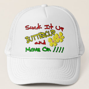 Gorra De Camionero Chúpelo encima de ranúnculo