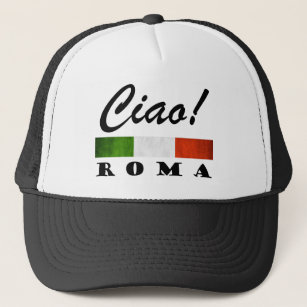 Gorra De Camionero ¡Ciao! Bandera italiana Roma Italia de Roma